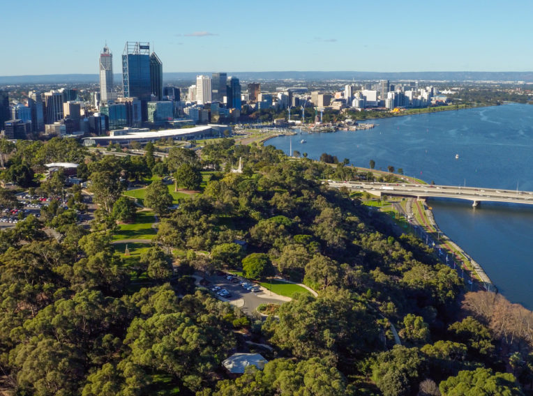 Aerial view of Kings Park in Perth by Jason Thomas 1